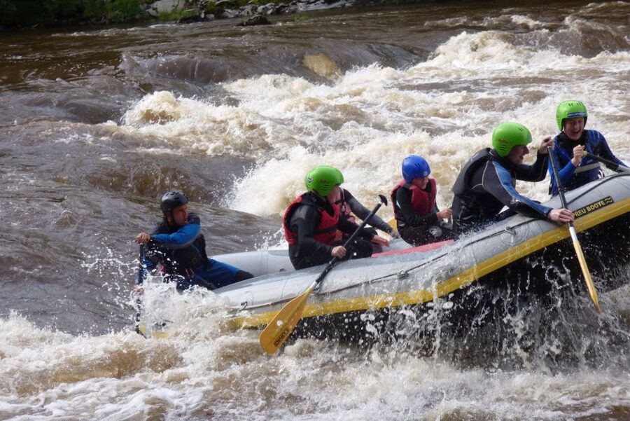 Aberfeldy: Rafting on the River Tay - How the 3 hours actually run, from Splash to the return bus