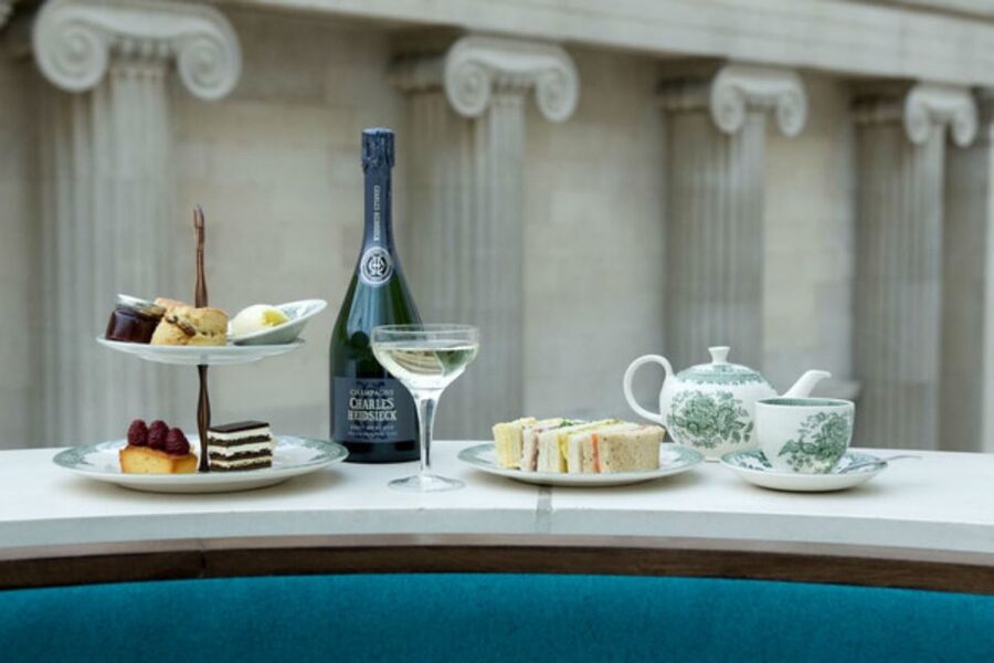 Afternoon Tea at the British Museum - The menu rhythm: sandwiches first, then sweets