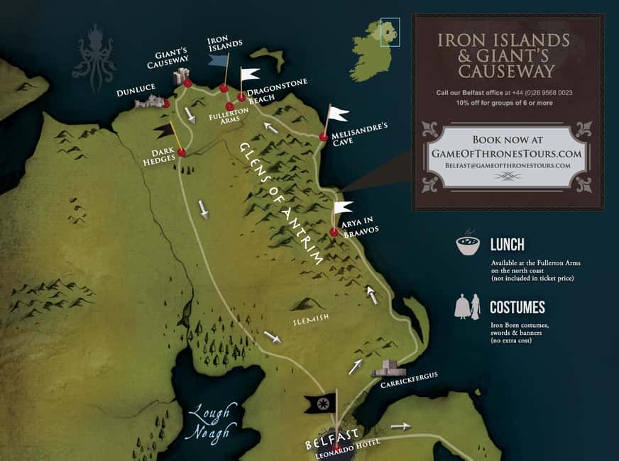 Belfast: Game of Thrones - Iron Islands & Giant's Causeway - Ballintoy Harbour and the Iron Islands feeling