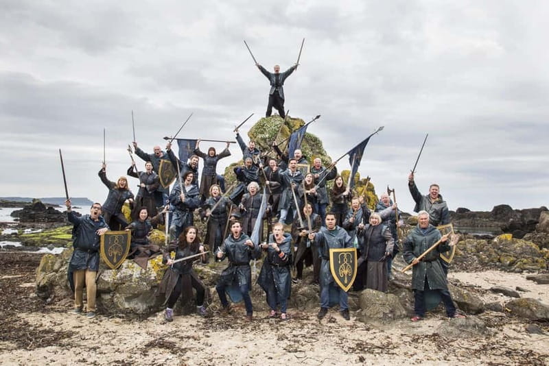 Belfast: Game of Thrones - Iron Islands & Giant's Causeway - Carnlough Harbour, then the Stormlands caves: why the day keeps moving