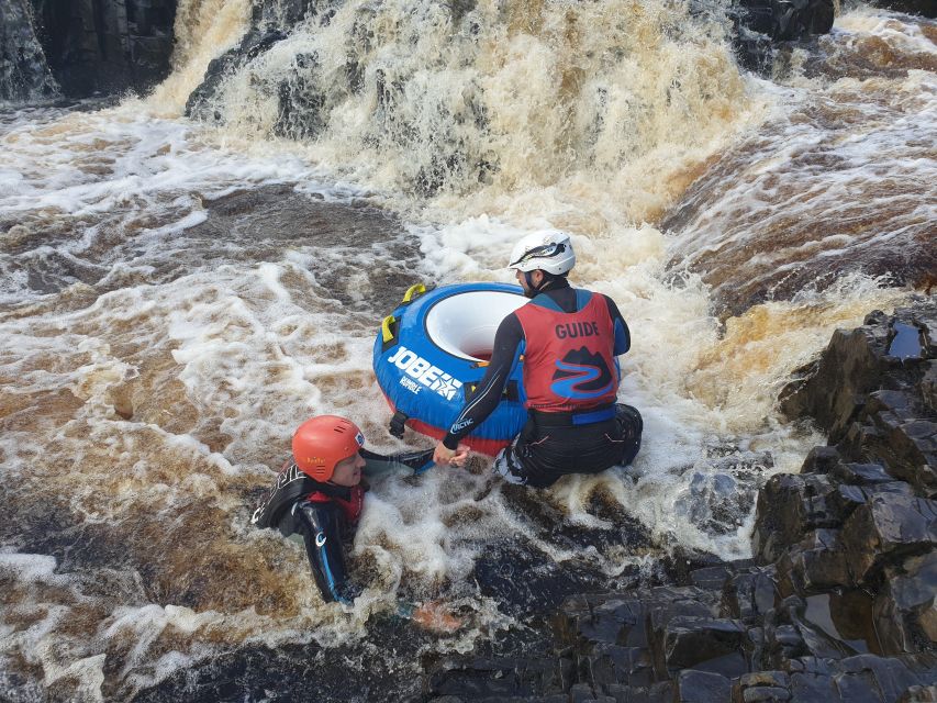 Bowlees: Guided White Water Tubing Adventure - The 20ft cliff jump and the green room curveball