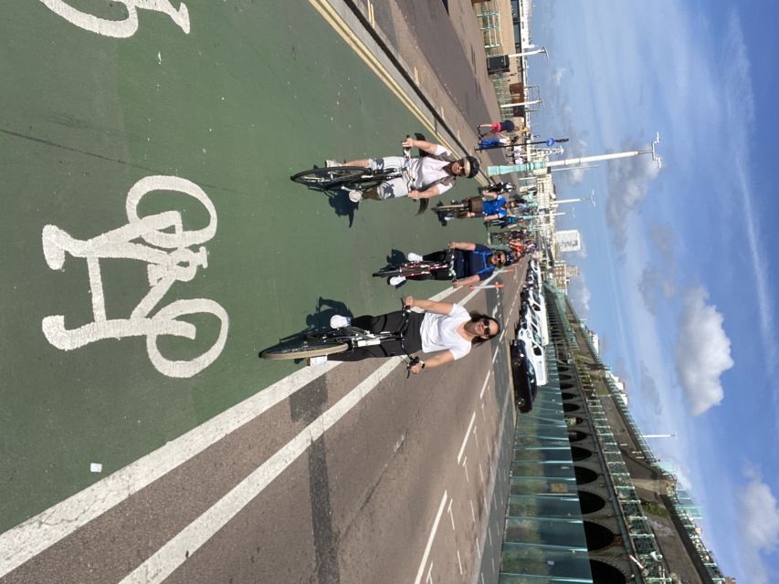 Brighton: Coastal Bike Tour to Rottingdean - Undercliff Path to Rottingdean, white cliffs and that sea-level feeling