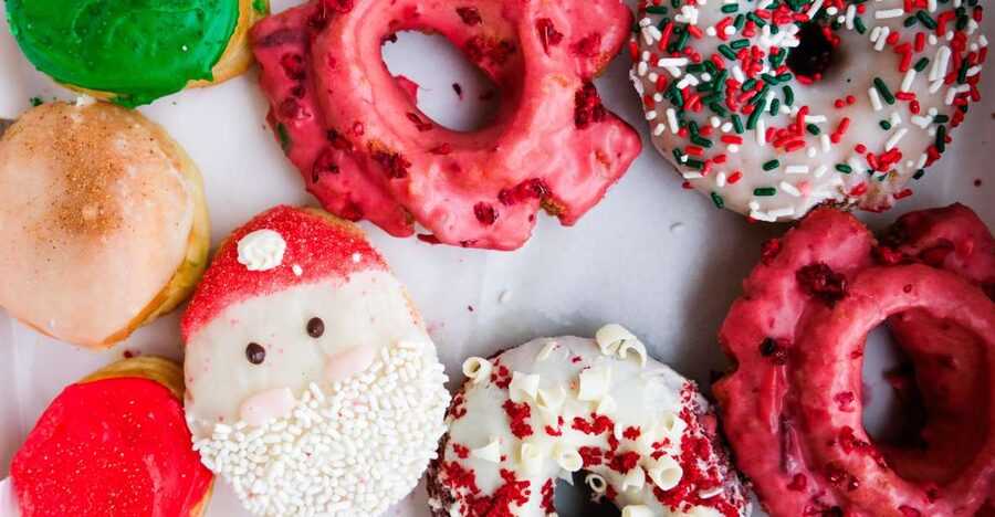 Brighton Festive Donut Adventure by Underground Donut Tour - North Laine streets, Christmas lights, and the donut shop history