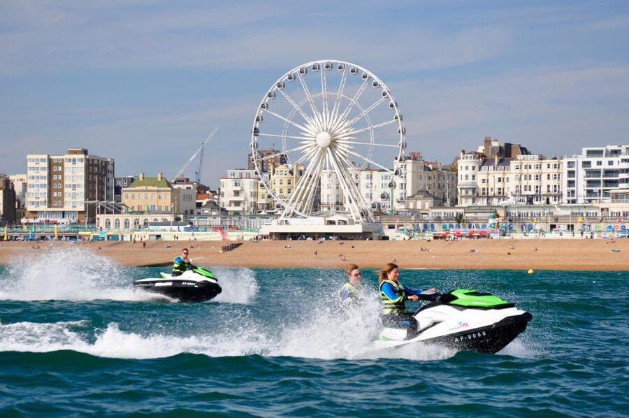 Brighton: Jetski Ride - Safety gear, kill cord, and the controls you actually need