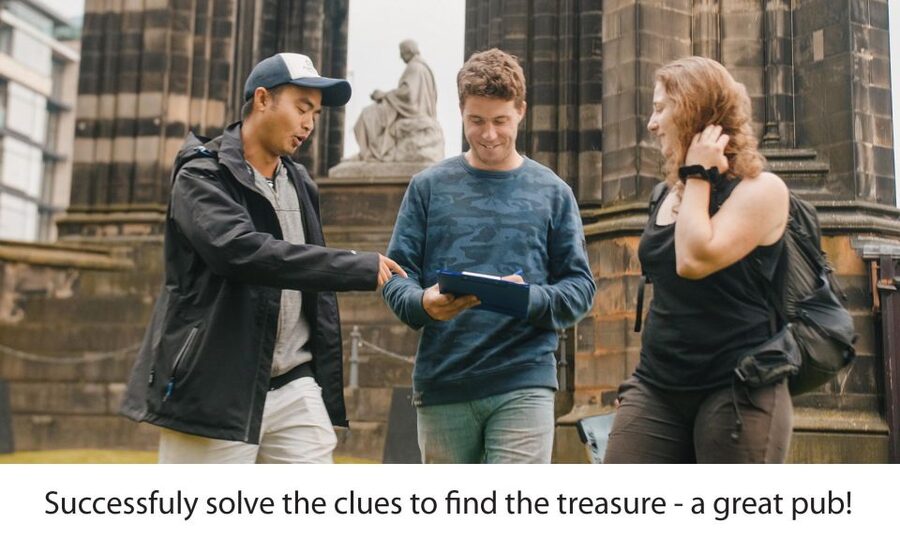 Bristol: Fun Puzzle Treasure Hunt to a Pub! + Team Racing! - Starting at St Peter’s Church in Castle Park and heading for the X
