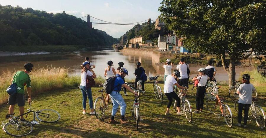 Bristol: The Best Of Bristol, Guided Bike Tour - Banksy murals you can actually line up for photos