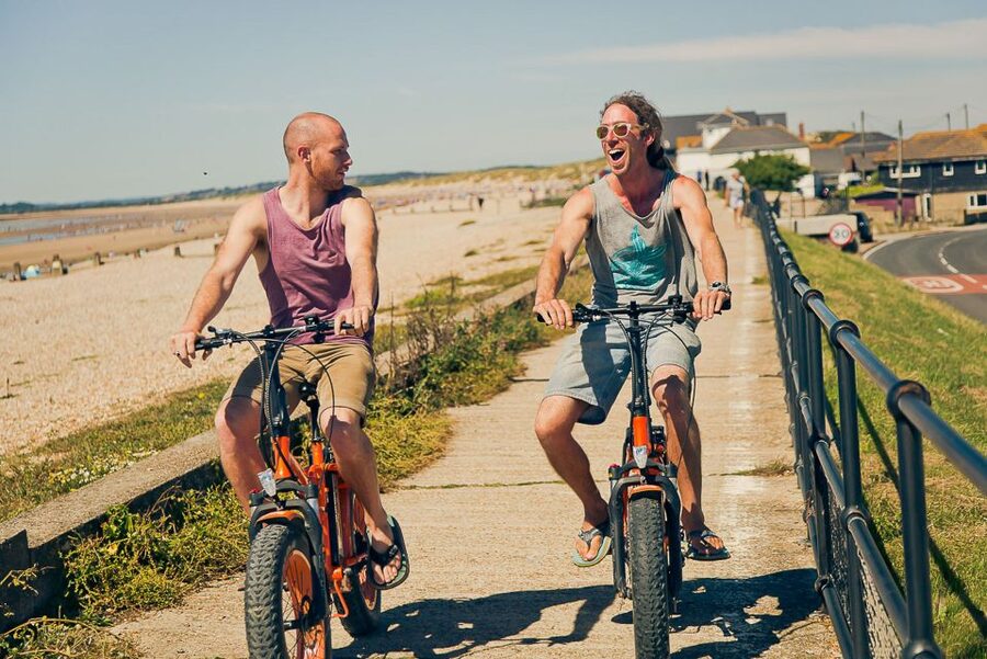 Camber Sands: Fat Tyre Ebike Hire - Cantii Way and National Cycle Route 2: why this route feels easy