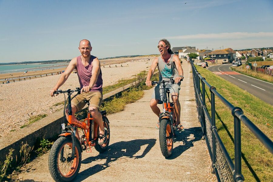 Camber Sands: Fat Tyre Ebike Hire - Dungeness: using the wind and the battery to your advantage