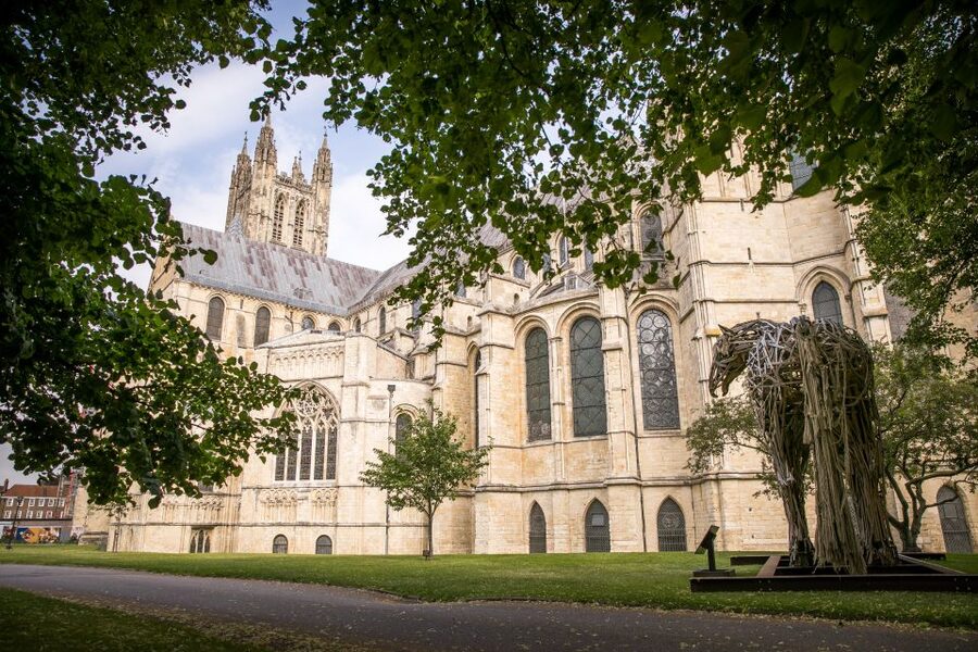 Canterbury Cathedral: Entry Ticket with Audio Guide - The cathedral interior: high ceilings, royals, monks, and martyrs