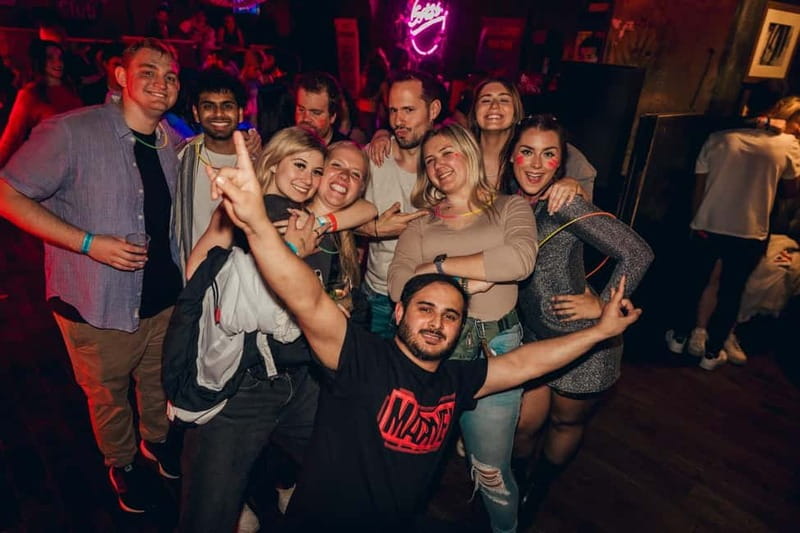 Cardiff: Guided Bar Crawl with Shots and Nightclub Entry - Meeting Point at The Cocktail Club, 75 St Mary St (How Not to Lose Time)