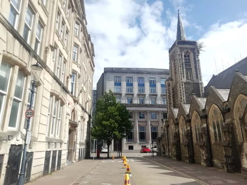 Cardiff: Private Doctor Who Walking Tour - Saint John’s Place, Westgate Street, and Wharton Street: the walking part that fans remember