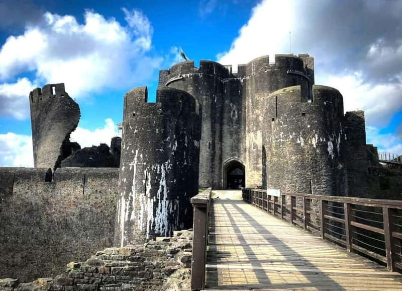 Cardiff: South Wales Cliffs, Beaches & Castles Day Tour - Ogmore Castle ruins: stepping stones and river-side atmosphere
