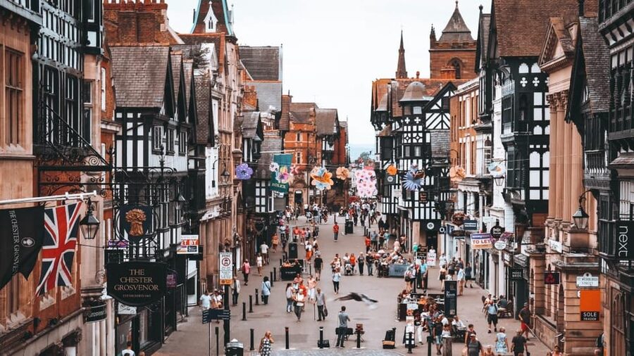 Chester: City Walking Tour & Exploration Game - Walking the Roman Streets and City Walls Segment