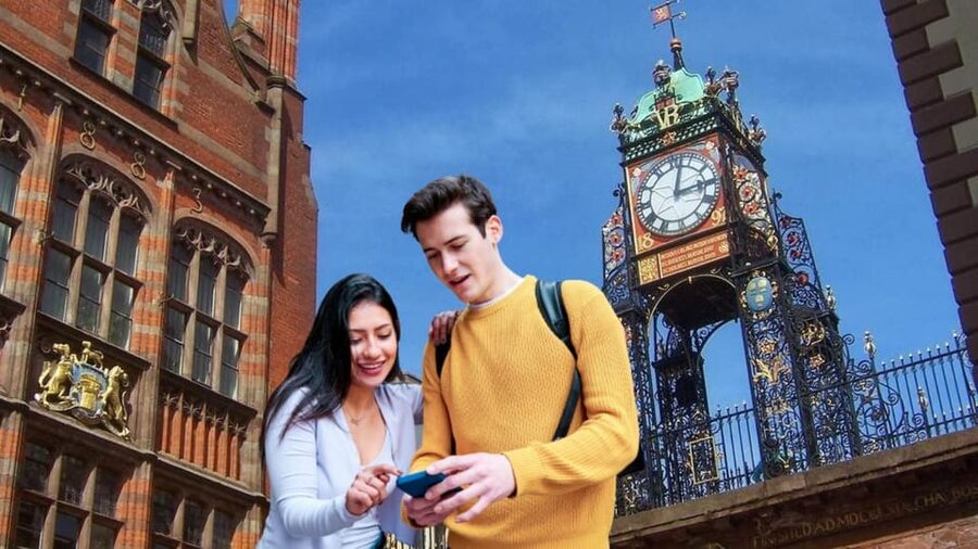 Chester: City Walking Tour & Exploration Game - Where You Start by Chester Town Hall, Plus What to Download