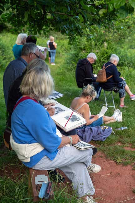 Cockington: Sunset Sketch and Stroll with Sketch Kit - Meeting point under the archway and your take-home sketch kit