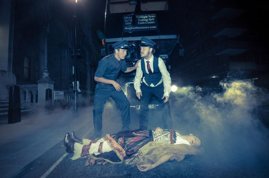 Comedy Horror Show: York Ghost Bus Tour - Getting on the Necrobus: the themed ride that makes York feel close