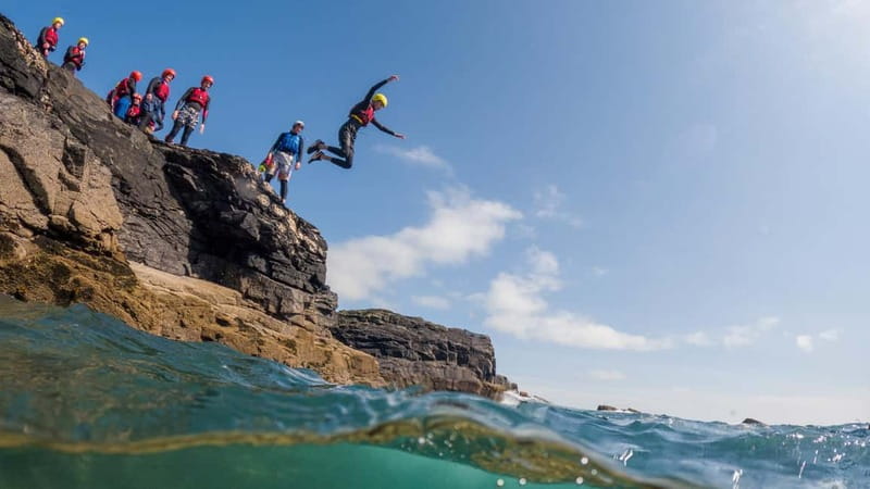 Cornwall: Coasteering & Cliff Jumping Adventure - The First Stretch Builds Skill, Not Bravery Points