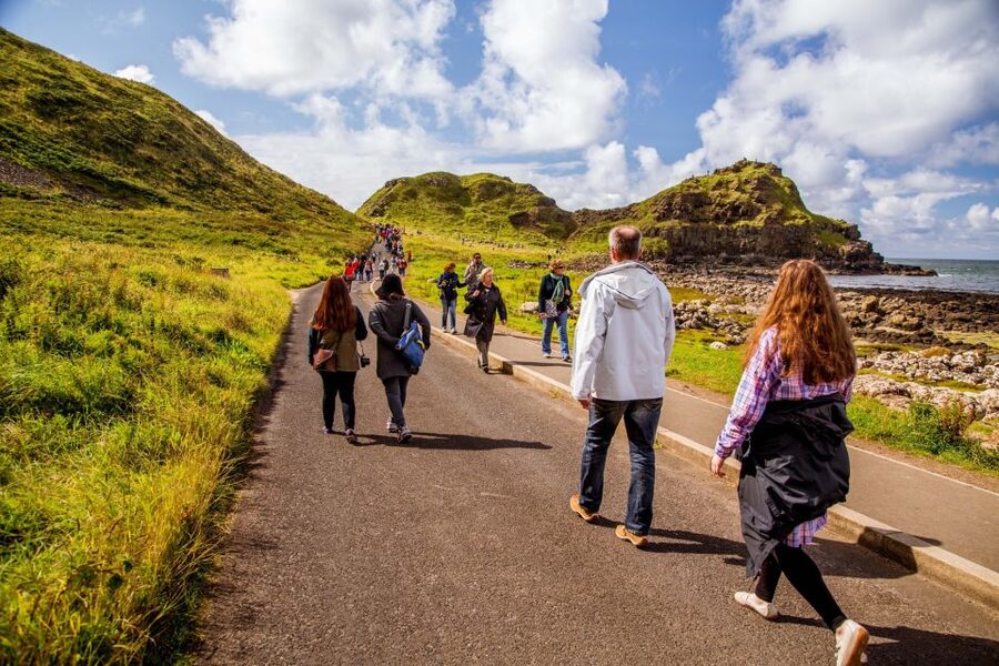 Dublin: Belfast (Titanic or Taxi), Dunluce & Causeway Trip - Antrim Coastal drive: the road trip part that actually matters
