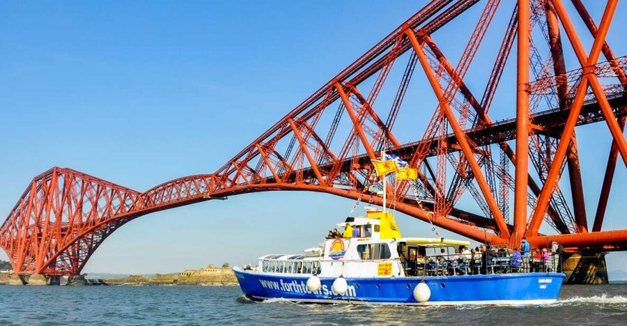Edinburgh: 'Firth of Forth' Three Bridges Sightseeing Cruise - Inchcolm Island stop: abbey grounds plus a choice to land