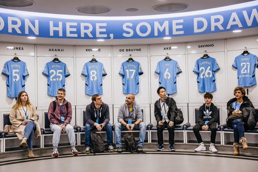 Etihad Stadium: The Manchester City Stadium Tour - The Tunnel Club hospitality suite: matchday comfort with real access