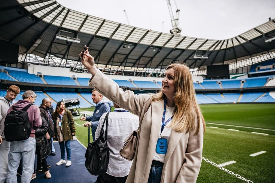 Etihad Stadium: The Manchester City Stadium Tour - CityStore 10% discount: plan your souvenirs like a pro