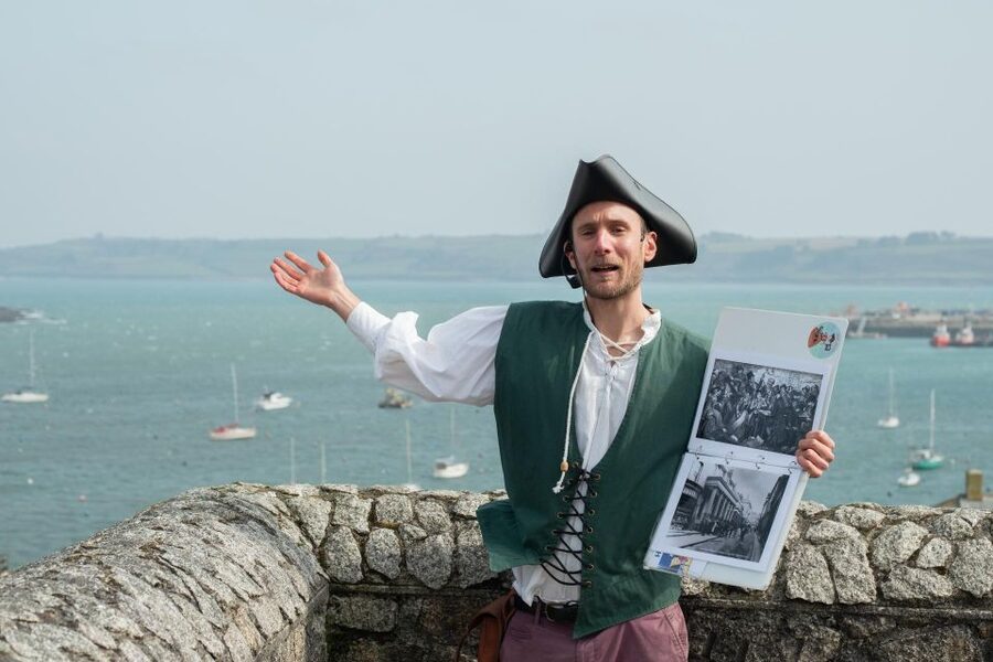 Falmouth: Vibrant Historical Walking Tour (award-winning) - Button accordion tunes that make the town feel lived-in