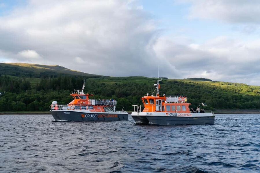 Fort William: Seal Island Boat Tour - Cruising past the Caledonian Canal, Corpach timber, and the MV Dayspring shipwreck