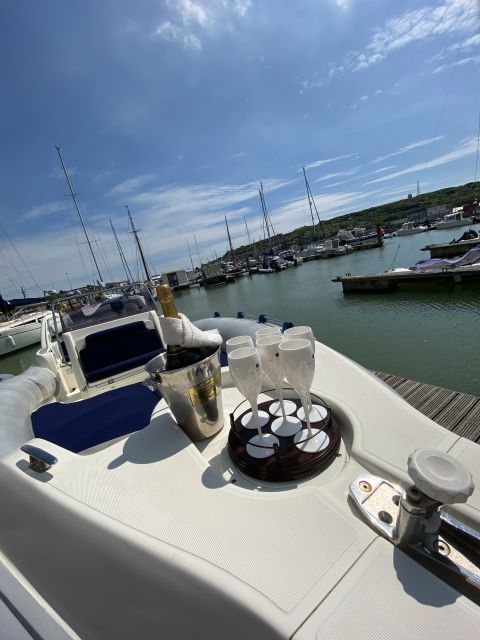 From Brighton: Private Boat Charter - Choosing your route: Seven Sisters cliffs or Brighton Old Pier