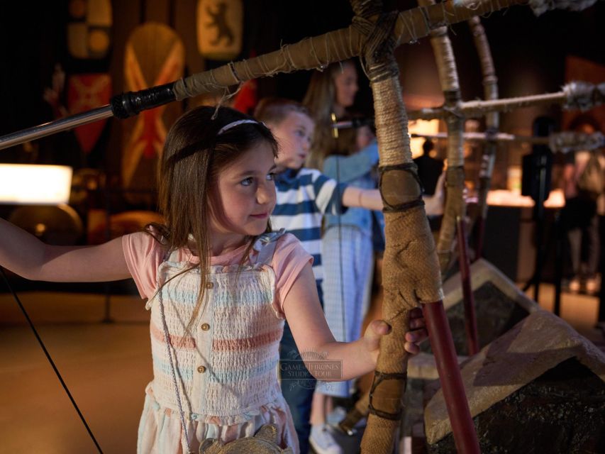 From Dublin: Game of Thrones Studio Tour with Coach Transfer - Costumes, props, storyboards, and the visual effects stations that make it click