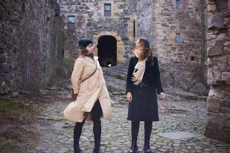 From Glasgow: Castles, Clans & Outlander Day Tour - Doune Castle as Castle Leoch, Clan MacKenzie Stone and Photo Ops