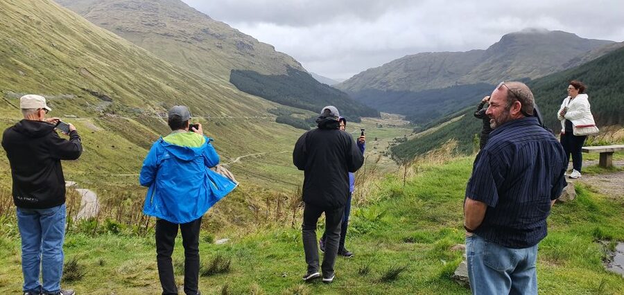 From Glasgow: Scotland Sightseeing Tour Shore Excursion - From Greenock Port to Highlands Roads, In One Smooth Day