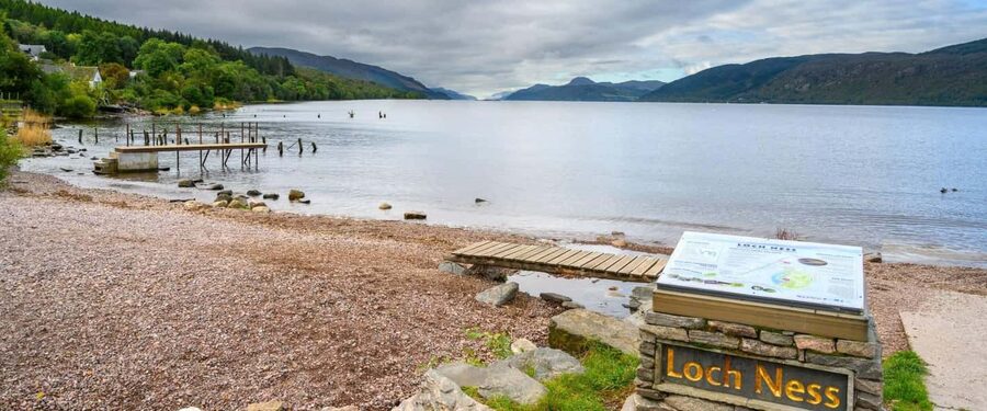 From Invergordon: Loch Ness & Inverness via Beauly - Getting to the coach: Invergordon shuttle, then the branded trailer