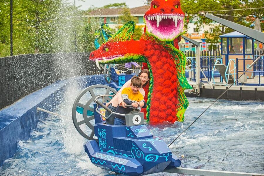 From London: LEGOLAND® Windsor Resort Entry & Coach Transfer - Minifigure Speedway: The Dueling Rollercoaster That Kids Talk About