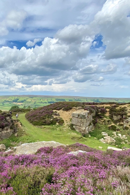 From London: The North York Moors with Steam Train to Whitby - Byland Abbey ruins and the moor-country warm-up