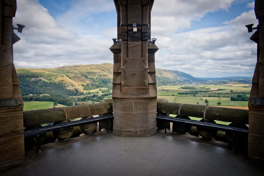 Greenock Cruise Terminal; Stirling Castle and District Tour - The run to Dumbarton Castle and the Bonnie Banks view