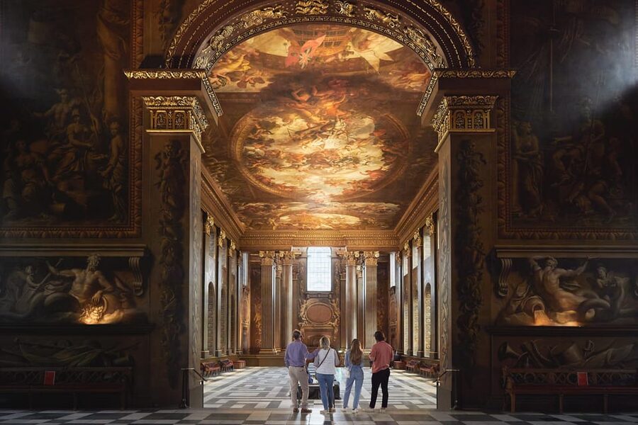 Greenwich: Painted Hall Entry and Old Royal Naval College - Nelson Room and the film-location angle that makes everything click
