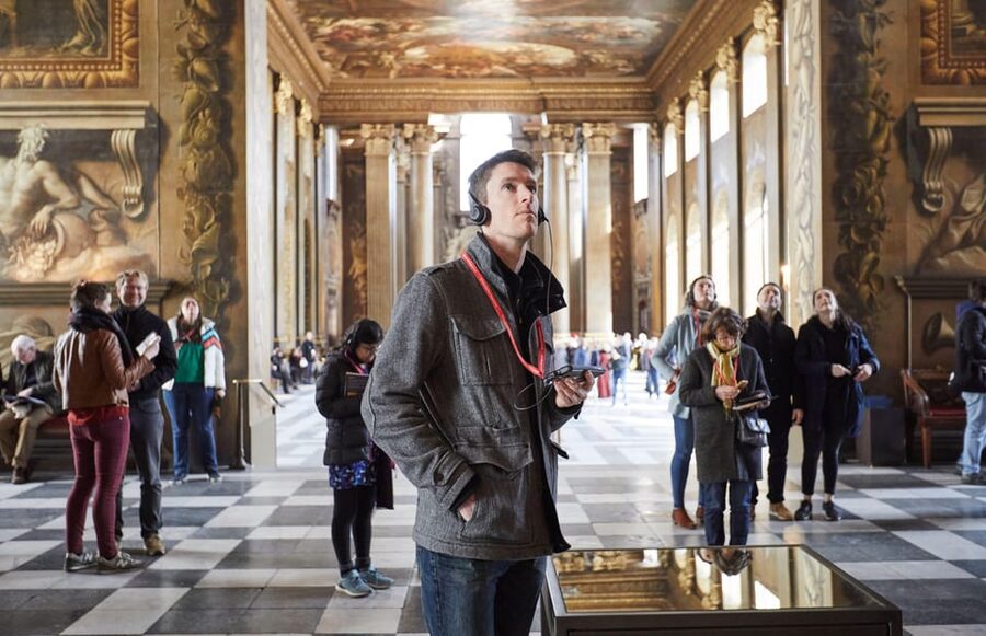 Greenwich: Painted Hall Entry and Old Royal Naval College - Painted Hall talks and when to plug in extra context