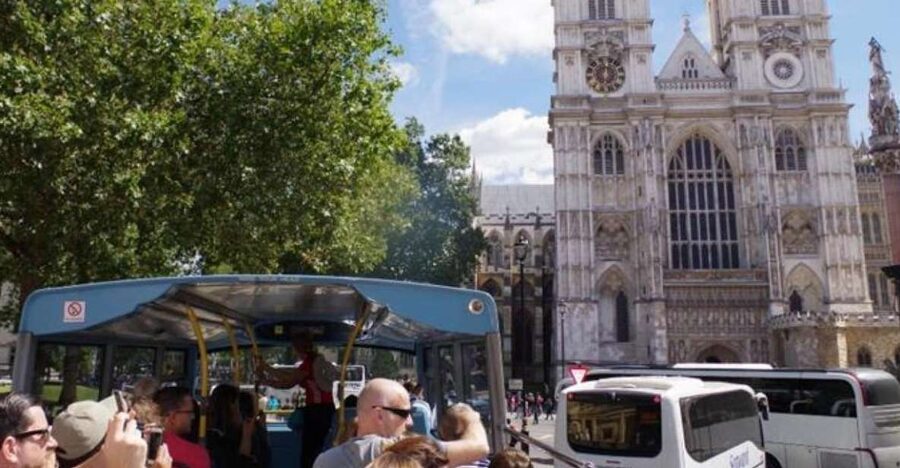 Hop-on Hop-off London Bus Tour & Westminster Abbey - The Thames boat ride: a calm change that many people remember