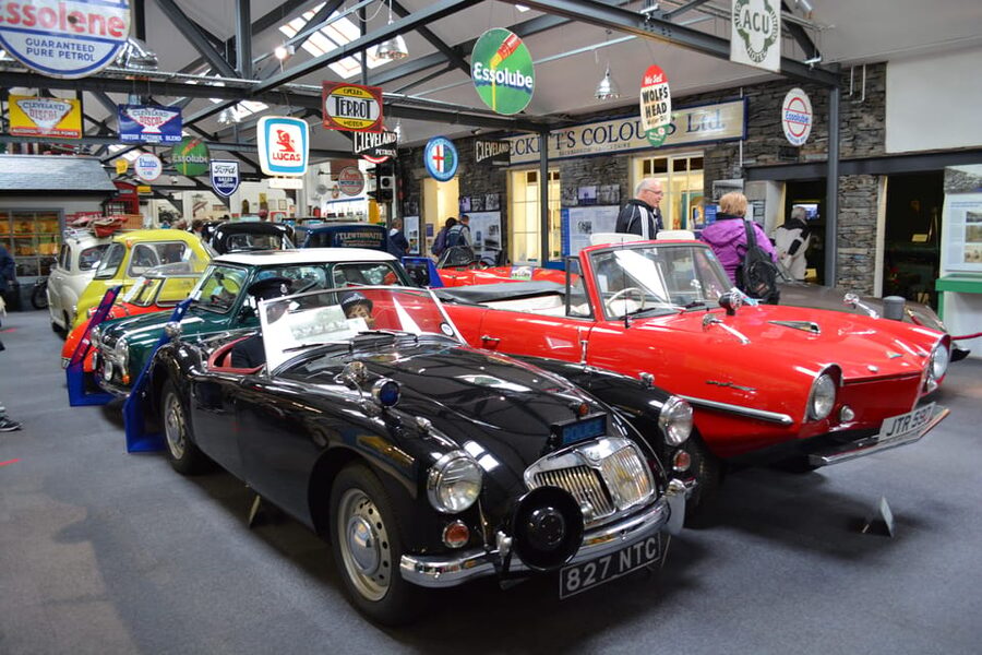 Lakeland Motor Museum Entry Ticket - Cars, Motorbikes, and the Bluebird display that feels huge