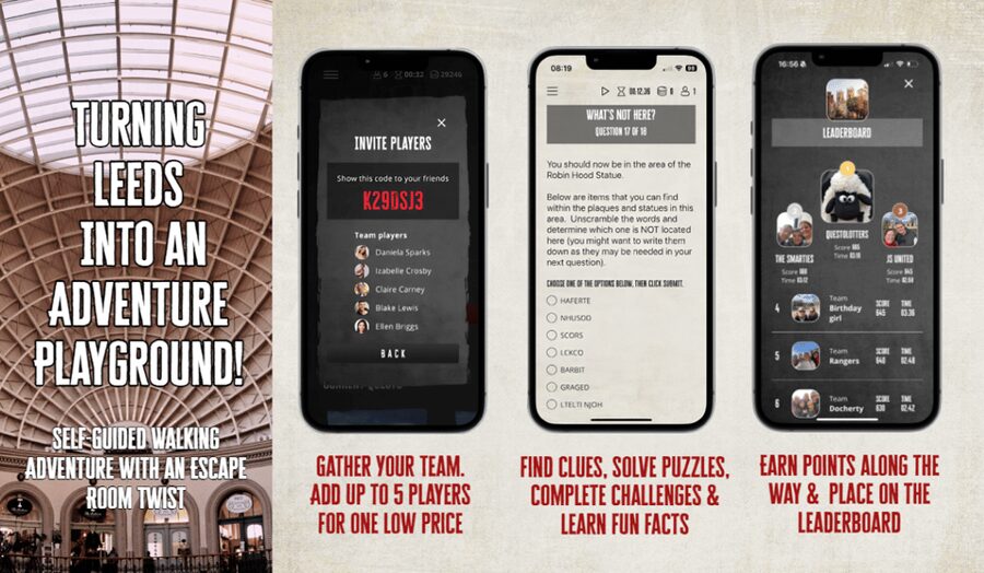 Leeds: City Walking Tour & Exploration Game - How the puzzle trail works as an escape-room style walk