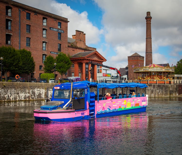 Liverpool: Amphibious Tour and Royal Albert Dock Splashdown - The SPLASHDOWN moment at Royal Albert Docks