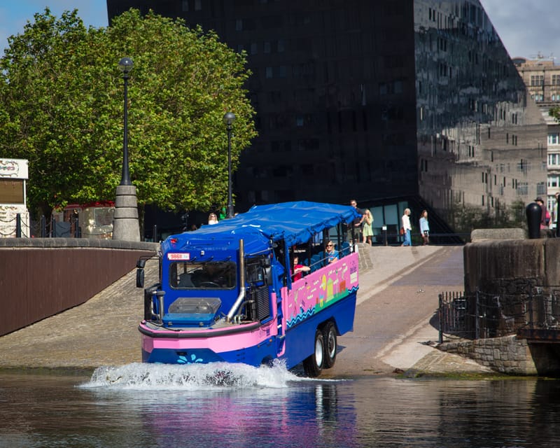 Liverpool: Amphibious Tour and Royal Albert Dock Splashdown - The road segment: what you are actually doing, not just watching