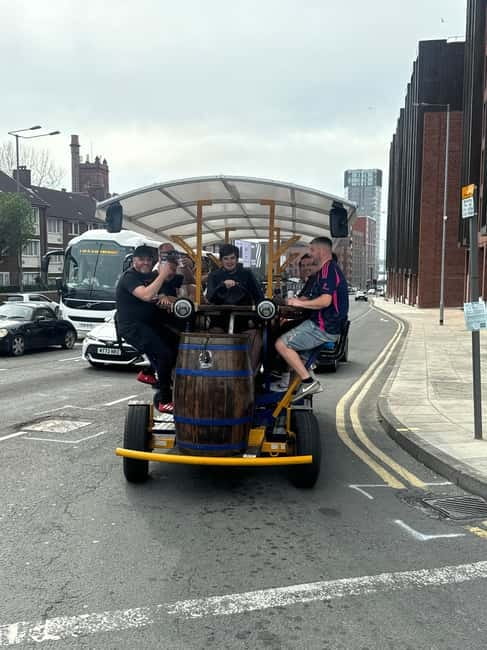 LIVERPOOL BEER BIKE WITH BEER INCLUDED - The Beer and Bluetooth Setup That People Rely On