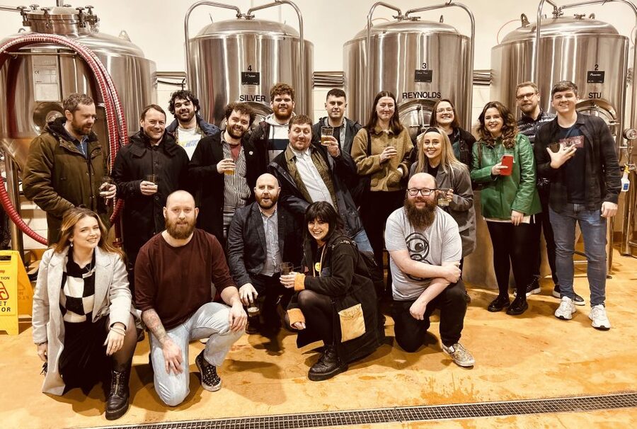 Liverpool: Brewery Bus Tour with 12 Beer and Pizza - The Mersey Tunnel and Birkenhead drive: the ride adds context