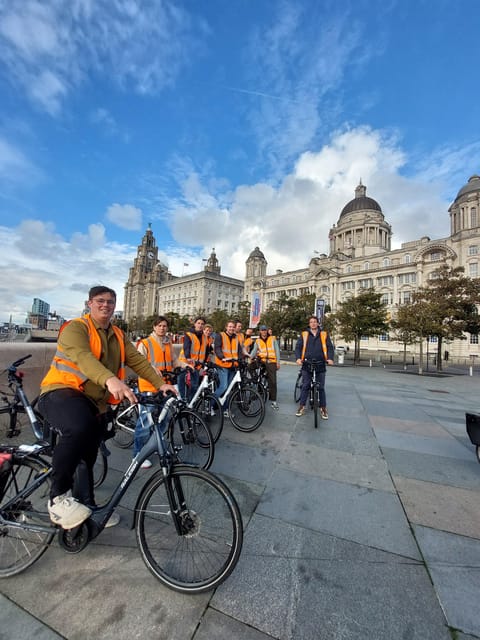 Liverpool: City Centre Highlights Tour on eBikes - Liverpool Cathedral and Liverpool Metropolitan Cathedral, two looks, one route