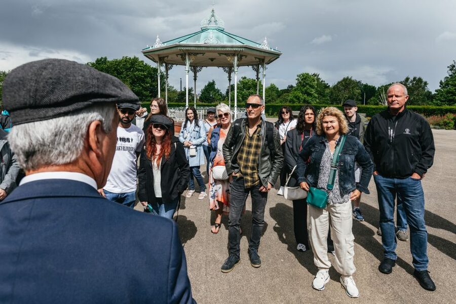 Liverpool: Official Peaky Blinders Coach Tour of Merseyside - Shelby family territory: homes of the Shelbys, Polly, and Alfie’s warehouse