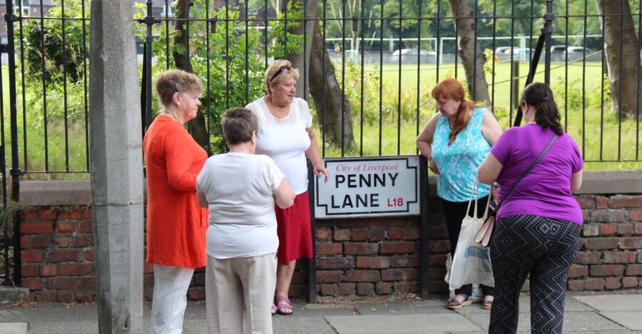 Liverpool: Private Beatles Tour - Penny Lane Development Centre: where the song meets the streets