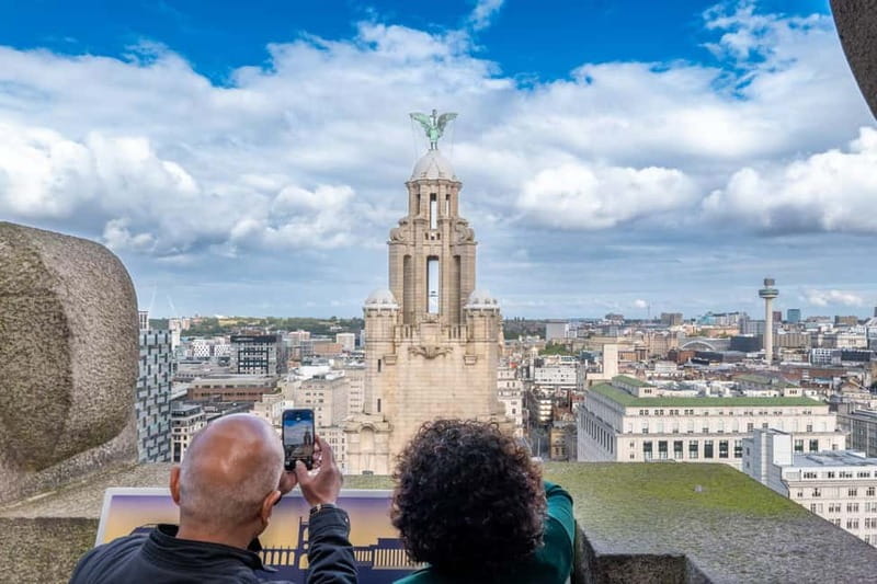 Liverpool: Royal Liver Building 360° Tower Tour - Finding your way to the gate on Water Street