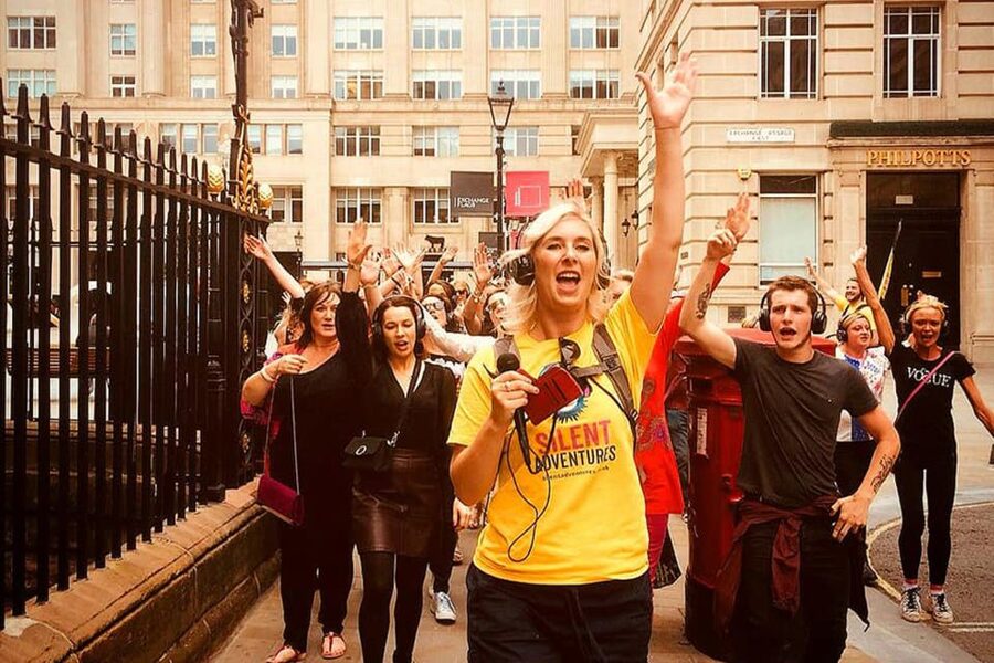 Liverpool: Silent Disco Adventure Tour - Following Danielle and Alan style: how the guide coaching works