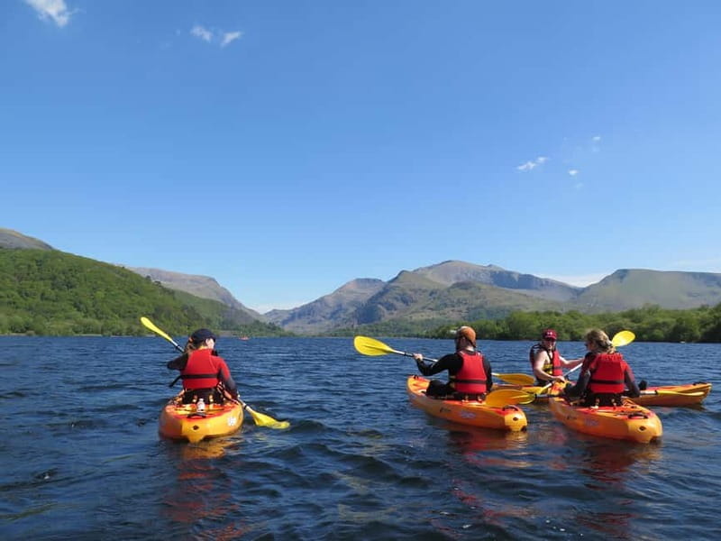 Llanberis: Llyn Padarn Kayak Rental with Equipment - Gear that feels complete: wetsuit, PFD, storage, and phone safety